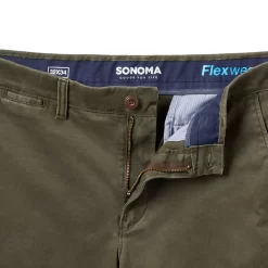 Big & Tall Sonoma Goods For Life™ Flexwear Stretch Chino Pants -Sonoma Goods For Life® Store 2812015 ALT2