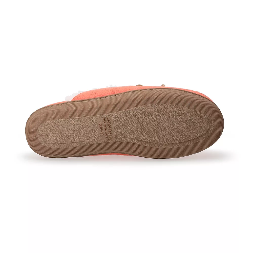 Women's Sonoma Goods For Life® Scuff Moccasin Slippers 6 Women's Sonoma Goods For Life® Scuff Moccasin Slippers - Image 4