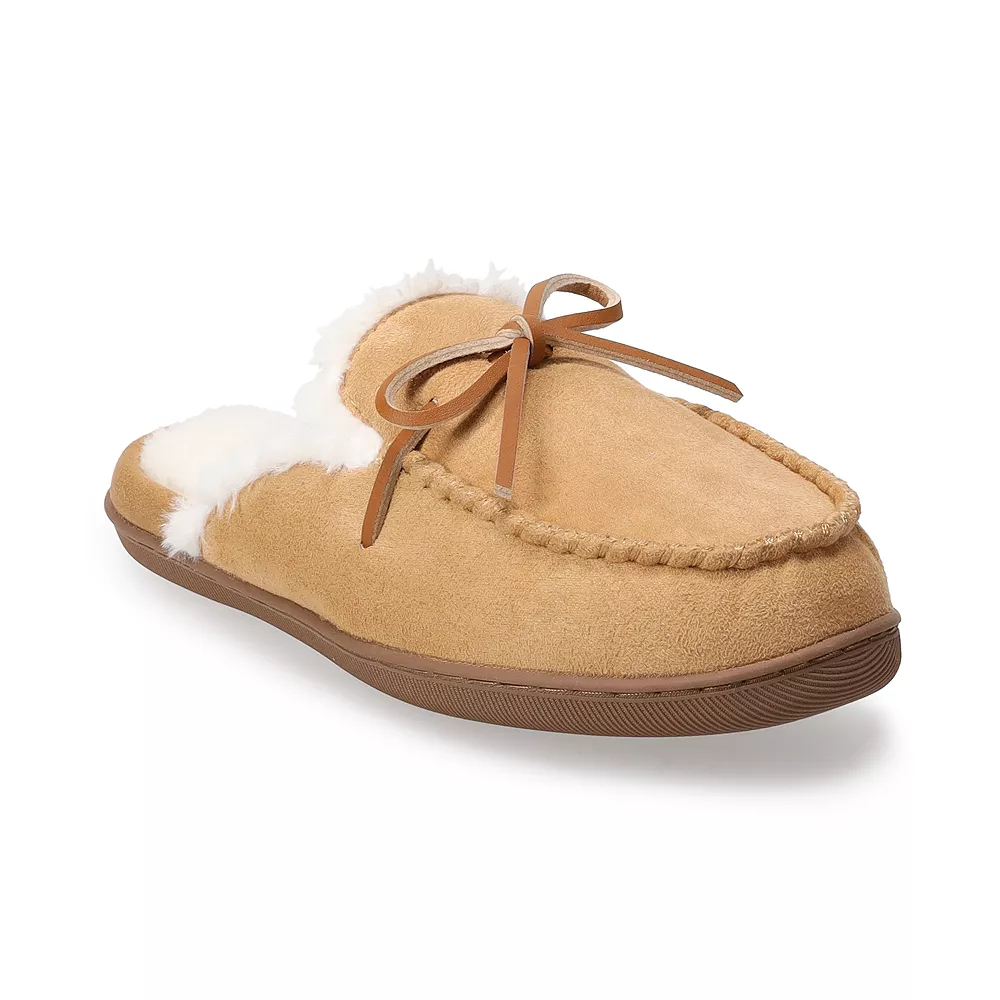 Women's Sonoma Goods For Life® Scuff Moccasin Slippers 3 Women's Sonoma Goods For Life® Scuff Moccasin Slippers