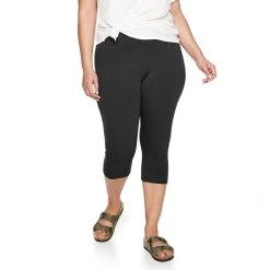 Plus Size Sonoma Goods For LifeĀ® Knit Capri Leggings