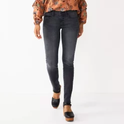 Petite Sonoma Goods For LifeĀ® Mid-Rise Skinny Jeans