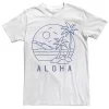 Men's Sonoma Goods For Life® Aloha Palm Tree Beach Line Art Portrait Tee -Sonoma Goods For Life® Store 5214373 White