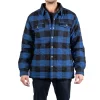 Men's Sonoma Goods For Life® Flannel Sherpa-Lined Shirt Jacket -Sonoma Goods For Life® Store 5470839 Buffalo Navy