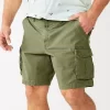 Big & Tall Sonoma Goods For Life® 10" Everyday Cargo Shorts -Sonoma Goods For Life® Store 5491527 Dusty Olive