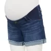 Maternity Sonoma Goods For Life® Side Panel Frayed Hem Jean Shorts