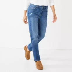 Women's Sonoma Goods For LifeĀ® High-Waisted Boyfriend Jeans
