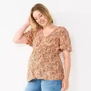 Maternity Sonoma Goods For Life® Flutter Sleeve Top