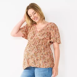 Maternity Sonoma Goods For Life® Flutter Sleeve Top