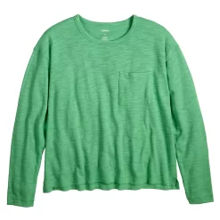 Women's Sonoma Goods For Life® Long Sleeve Pocket Tee -Sonoma Goods For Life® Store 5585375 ALT5