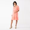 Maternity Sonoma Goods For Life® Squareneck Tiered Dress