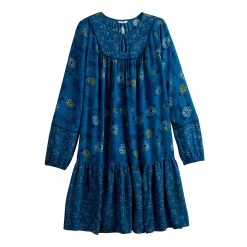 Women's Sonoma Goods For Life® Printed Long Sleeve Dress -Sonoma Goods For Life® Store 5657674 ALT5