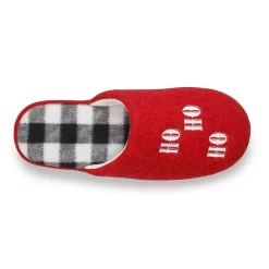 Sonoma Goods For Life Men's Jammies For Your Families® Ho! Ho! Ho! Slippers -Sonoma Goods For Life® Store 5743968 ALT4
