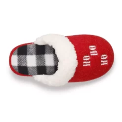 Sonoma Goods For Life Kid's Jammies For Your Families® Ho! Ho! Ho! Slippers -Sonoma Goods For Life® Store 5743969 ALT4