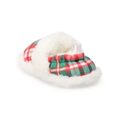 Sonoma Goods For Life Baby Jammies For Your Families® Plaid Scuff Slippers -Sonoma Goods For Life® Store 5743977 ALT2