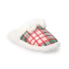 Sonoma Goods For Life Kids Jammies For Your Families® Plaid Scuff Slippers -Sonoma Goods For Life® Store 5743978