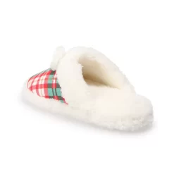 Sonoma Goods For Life Kids Jammies For Your Families® Plaid Scuff Slippers -Sonoma Goods For Life® Store 5743978 ALT2