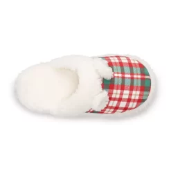 Sonoma Goods For Life Kids Jammies For Your Families® Plaid Scuff Slippers -Sonoma Goods For Life® Store 5743978 ALT4