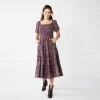 Women's Sonoma Goods For Life® Smocked Tiered Midi Dress