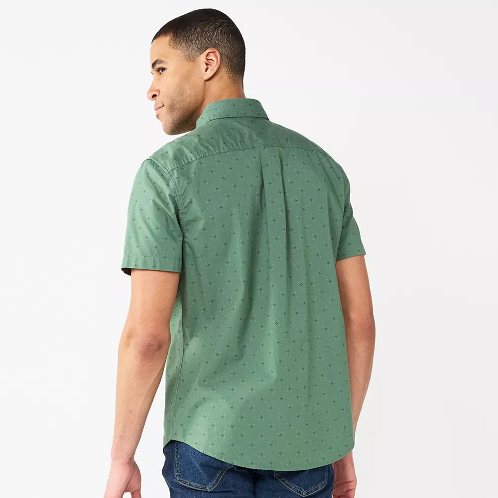 Men's Sonoma Goods For Life® Short Sleeve Perfect Length Button Down Shirt 4 Men's Sonoma Goods For Life® Short Sleeve Perfect Length Button Down Shirt - Image 2
