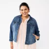 Plus Size Sonoma Goods For Life® Premium Denim Jacket -Sonoma Goods For Life® Store 5920754 Dark Wash