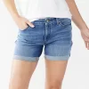 Women's Sonoma Goods For Life® High Rise 5" Denim Shorts 1 Women's Sonoma Goods For Life® High Rise 5" Denim Shorts -Sonoma Goods For Life® Store 5932297 Broadway