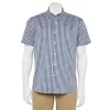 Men's Sonoma Goods For Life® Adaptive & Easy Dressing Short Sleeve Performance Shirt -Sonoma Goods For Life® Store 5940633 Navy Gingham