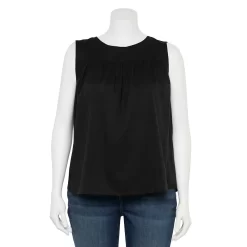 Plus Size Sonoma Goods For Life® Yoke Front Tank
