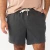 Big & Tall Sonoma Goods For Life® Comfortable Pull-On Shorts -Sonoma Goods For Life® Store 5977346 Dark Gray