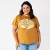 Plus Size Sonoma Goods For Life® Relaxed Graphic Tee -Sonoma Goods For Life® Store 5988101 Gold Kindness